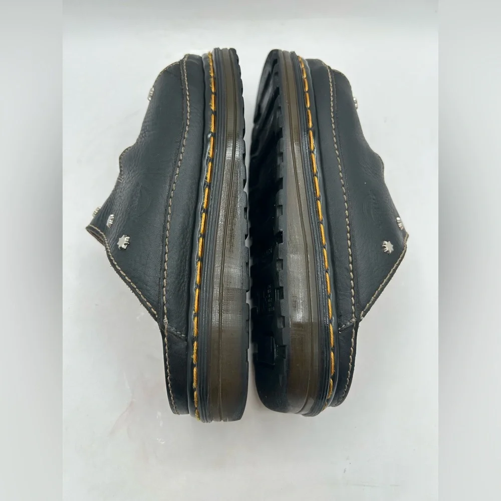 RARE vintage Dr Marten Star Cut Out Studded Slides Made In England Dunnet Sandal - Picture 10 of 17